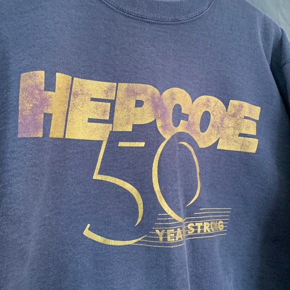 Vintage 1994 HEPCOE Heavyweight 50th Annversary Crewneck - Picture 3 of 5